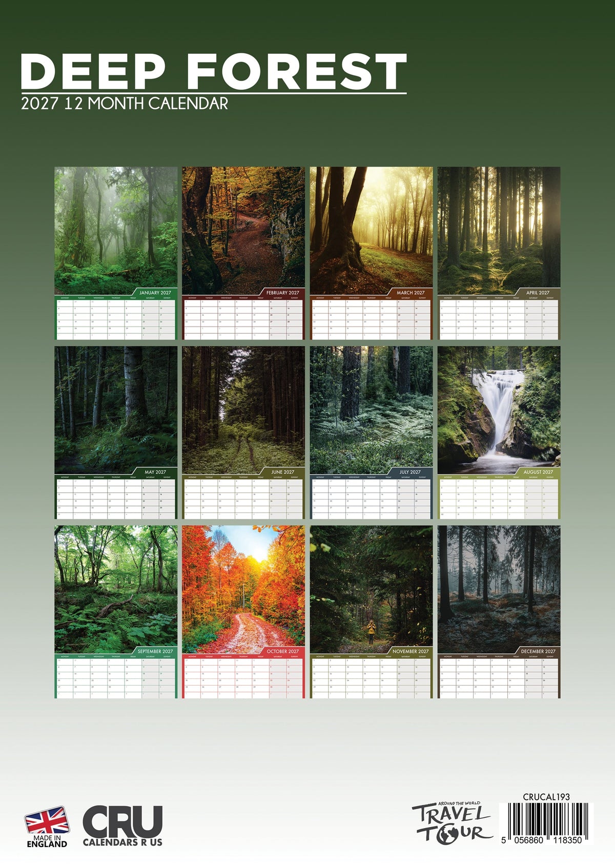 Deep Forest - A3 Calendar 2027