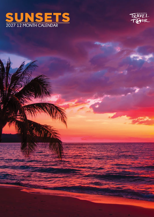 Sunsets - A3 Calendar 2027