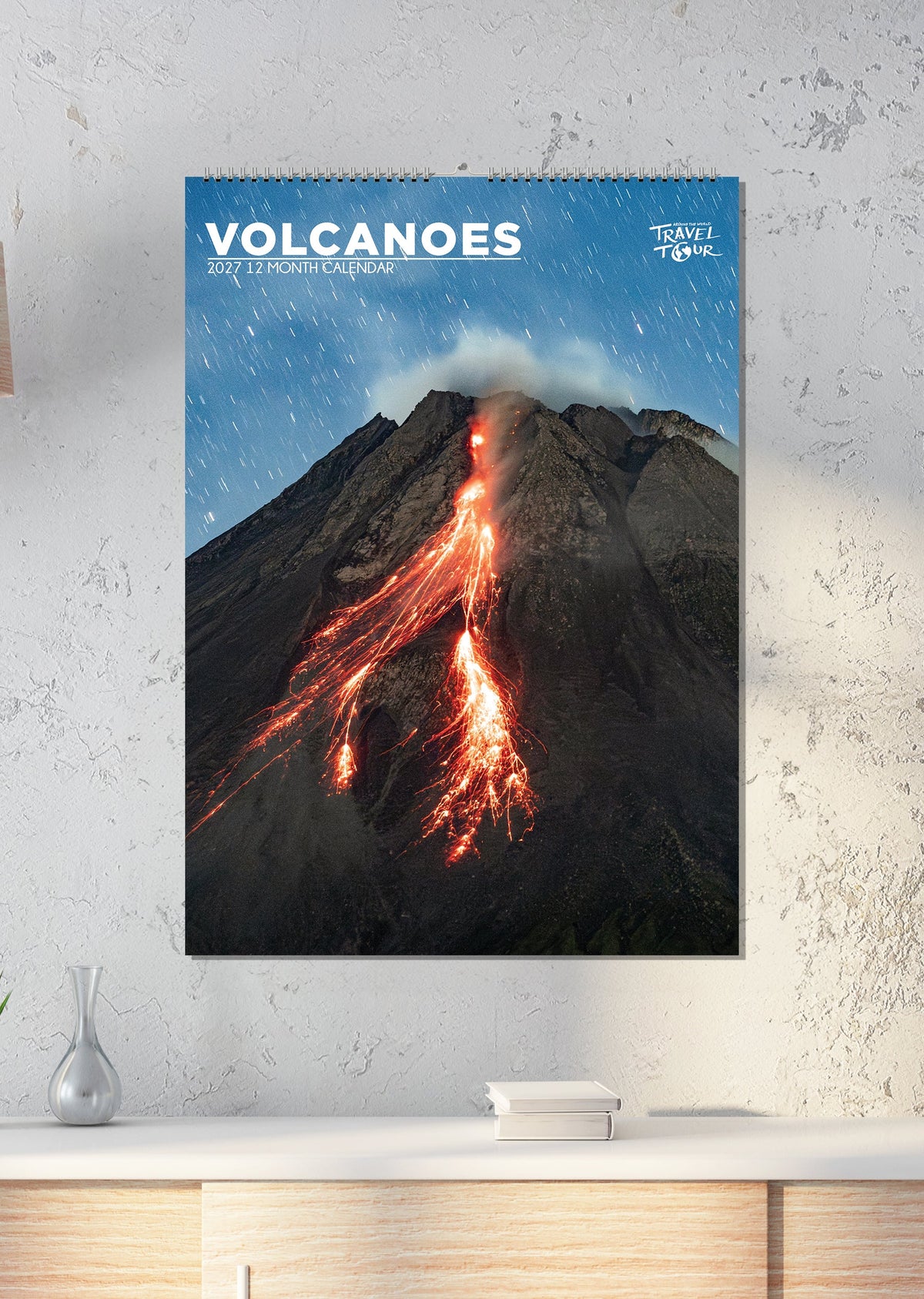 Volcanos - A3 Calendar 2027