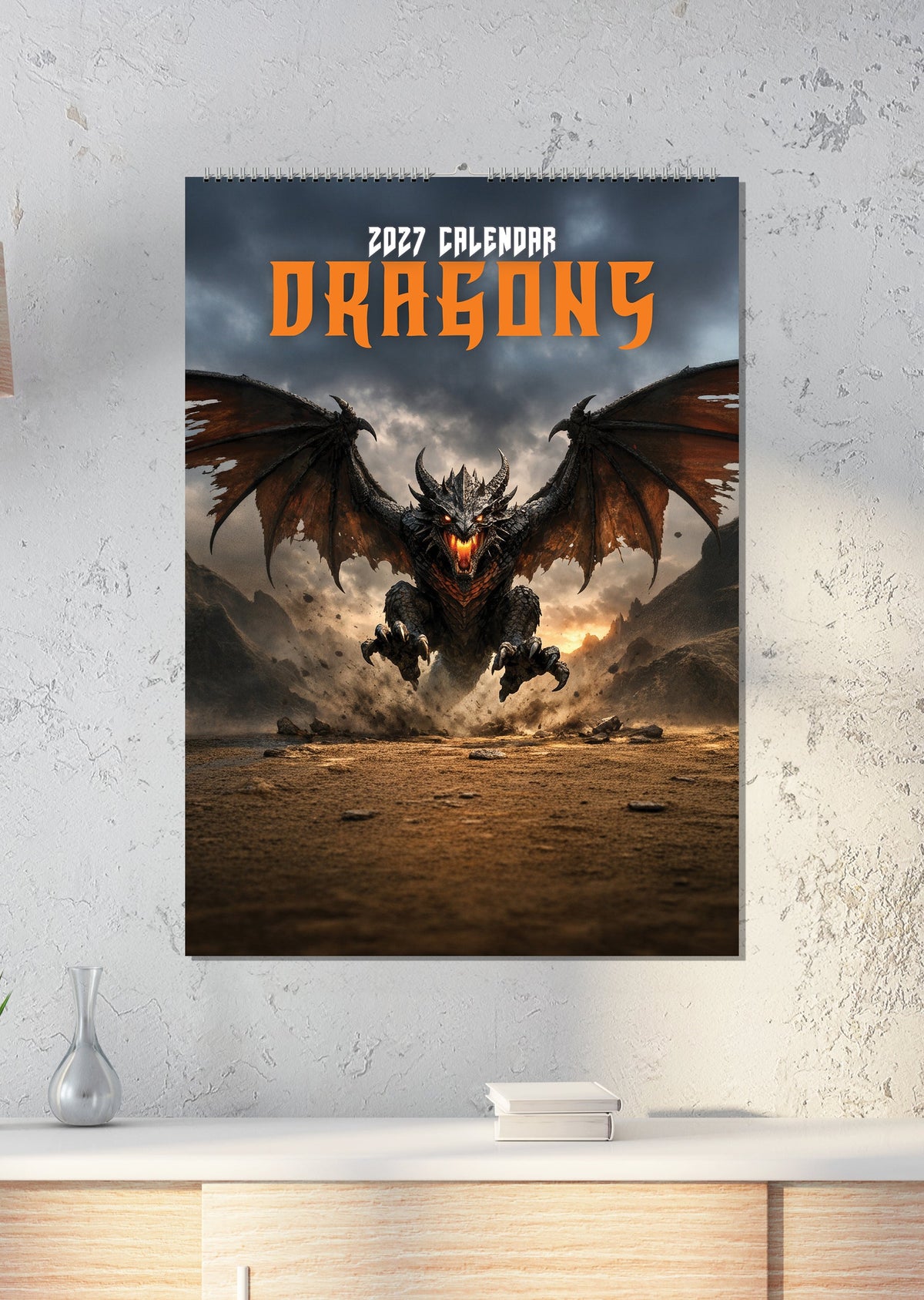 Dragons - A3 Calendar 2027