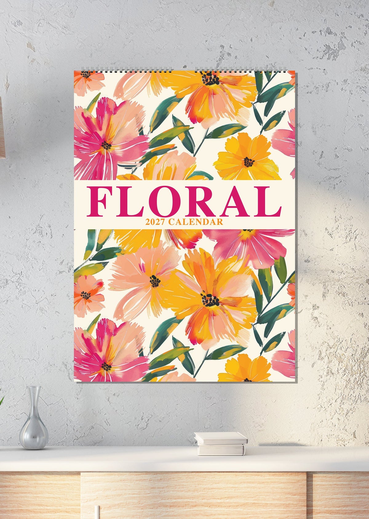 Floral Art - A3 Calendar 2027