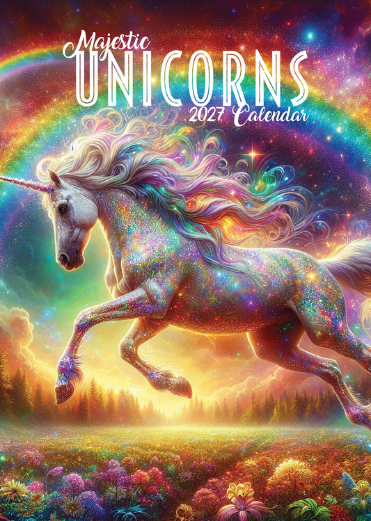 Majestic Unicorns - A3 Calendar 2027