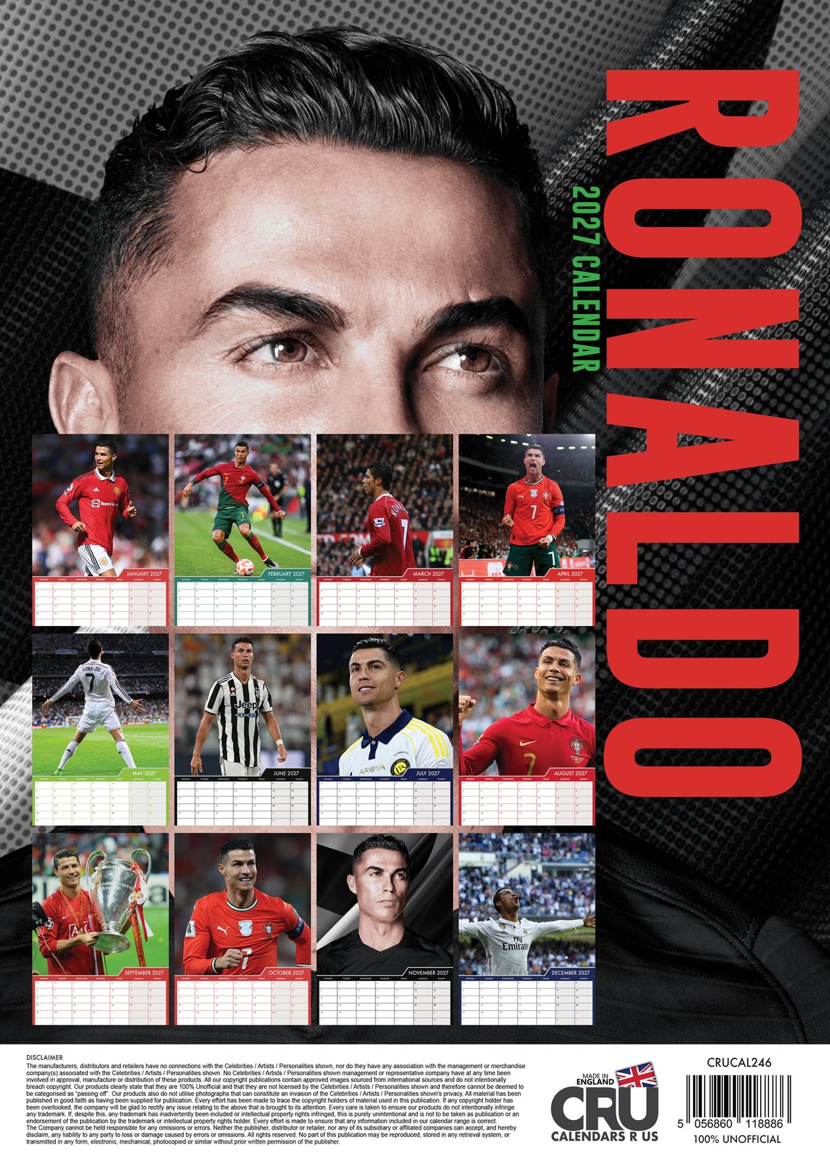Ronaldo - A3 Calendar 2027