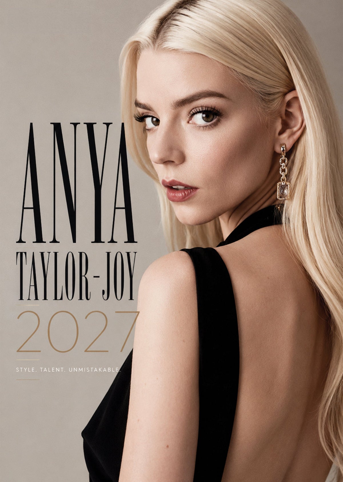 Anya Taylor-Joy - A3 Calendar 2027