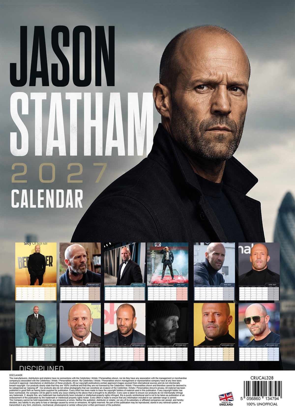 Jason Statham - A3 Calendar 2027
