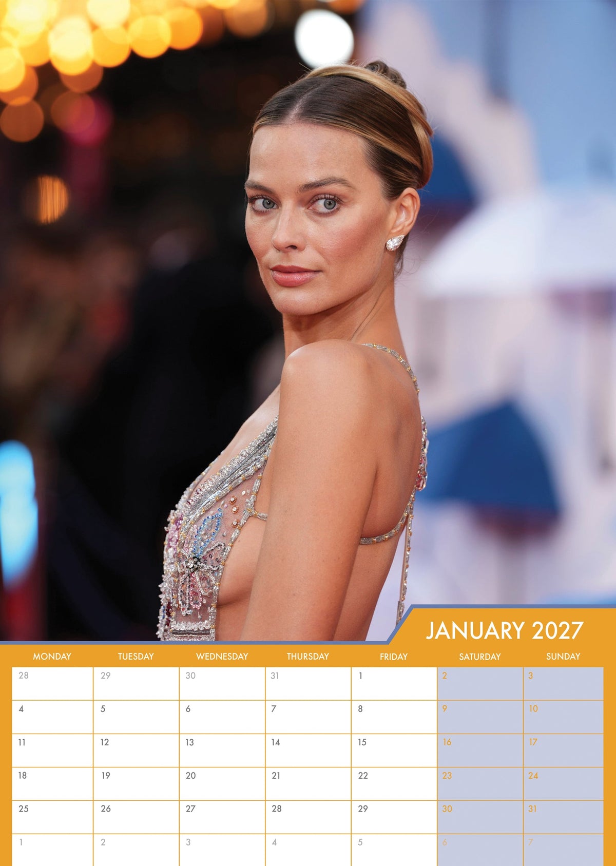Margot Robbie - A3 Calendar 2027