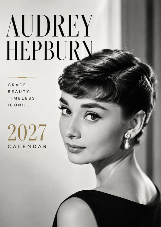 Audrey Hepburn - A3 Calendar 2027