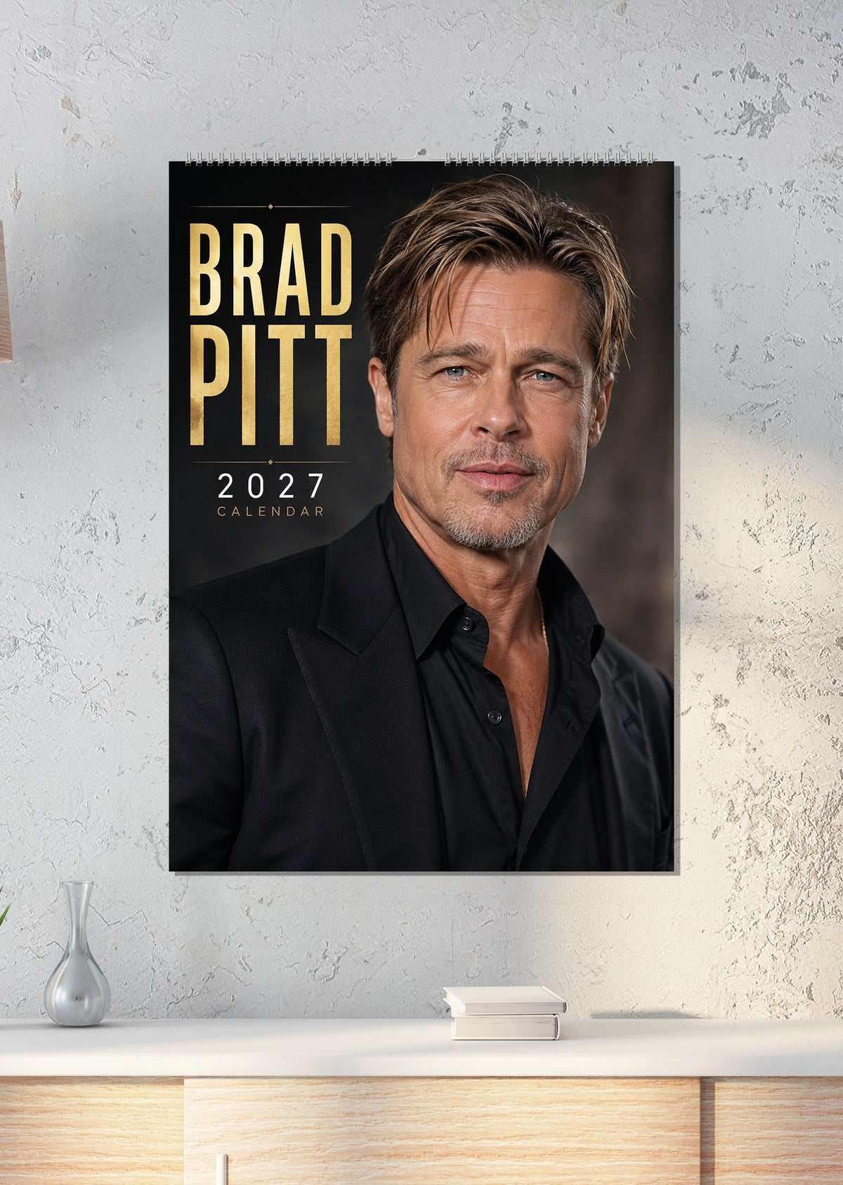 Brad Pitt - A3 Calendar 2027
