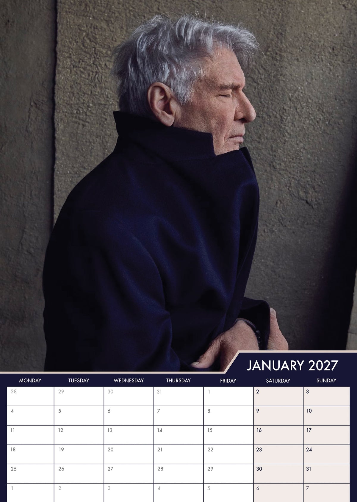 Harrison Ford - A3 Calendar 2027