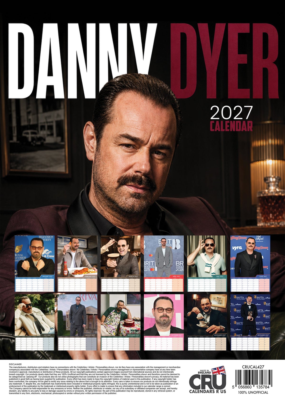 Danny Dyer - A3 Calendar 2027