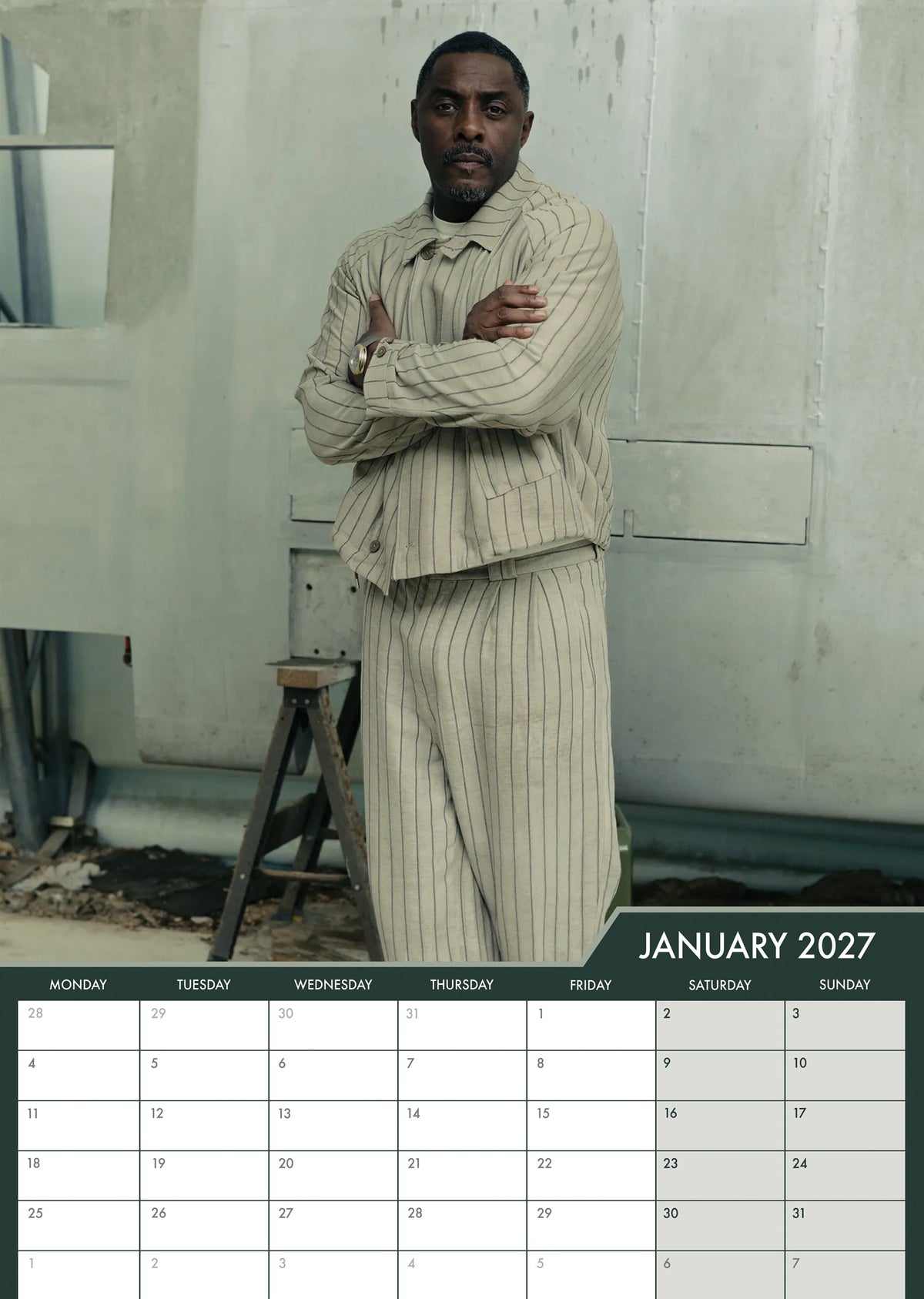 Idris Elba - A3 Calendar 2027