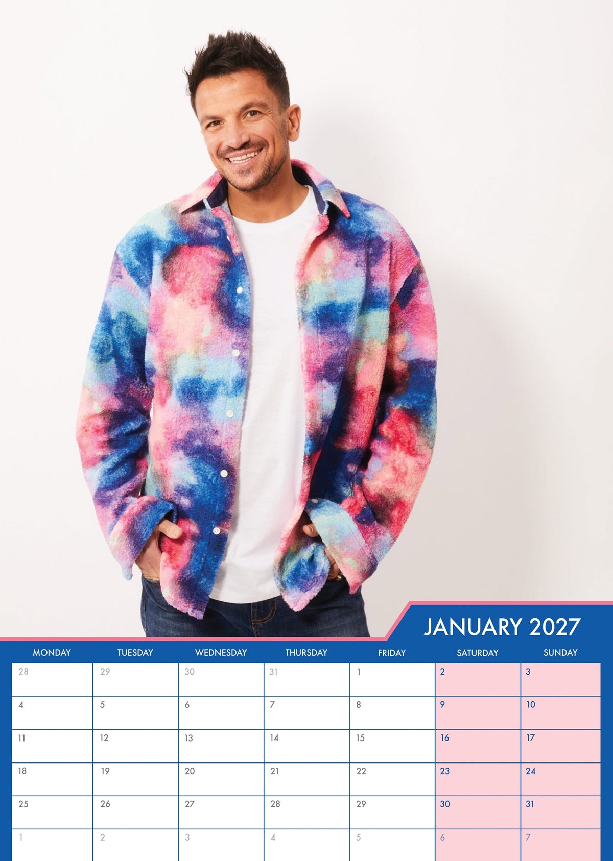 Peter Andre - A3 Calendar 2027