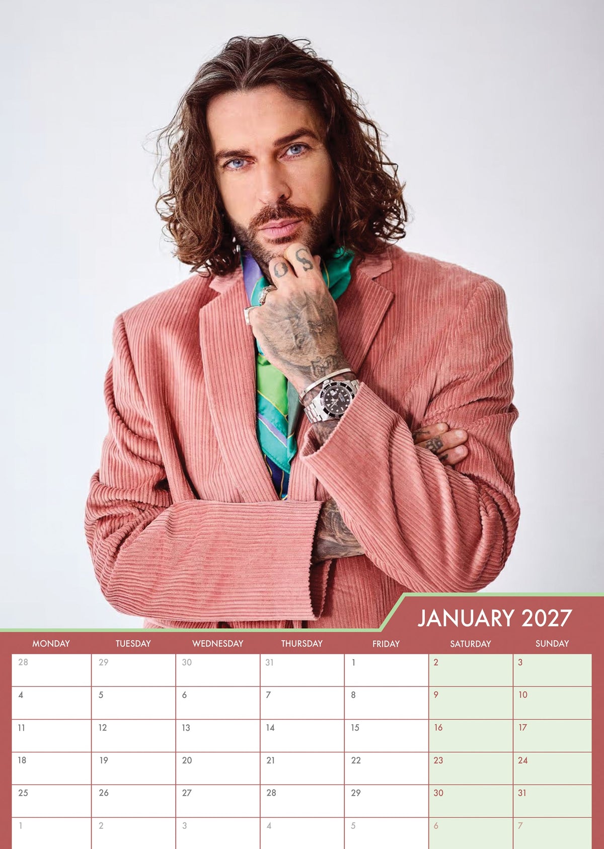 Pete Wicks - A3 Calendar 2027