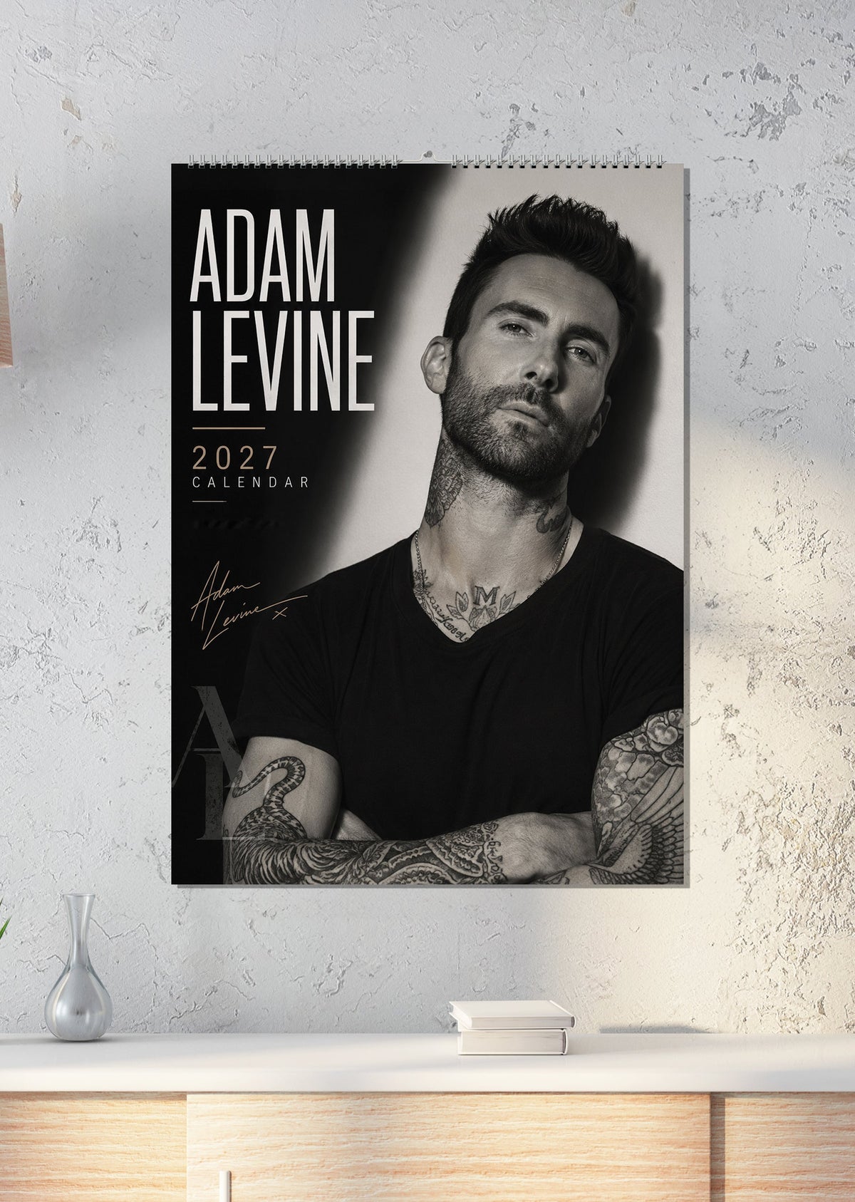 Adam Levine - A3 Calendar 2027