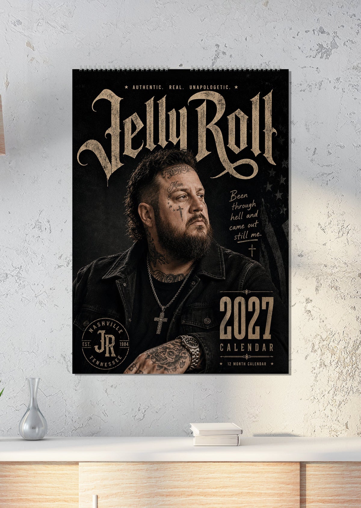 Jelly Roll - A3 Calendar 2027