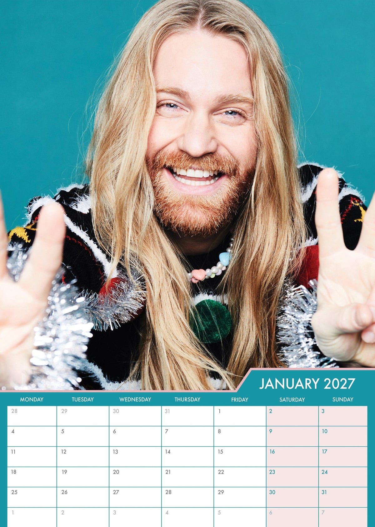 Sam Ryder - A3 Calendar 2027