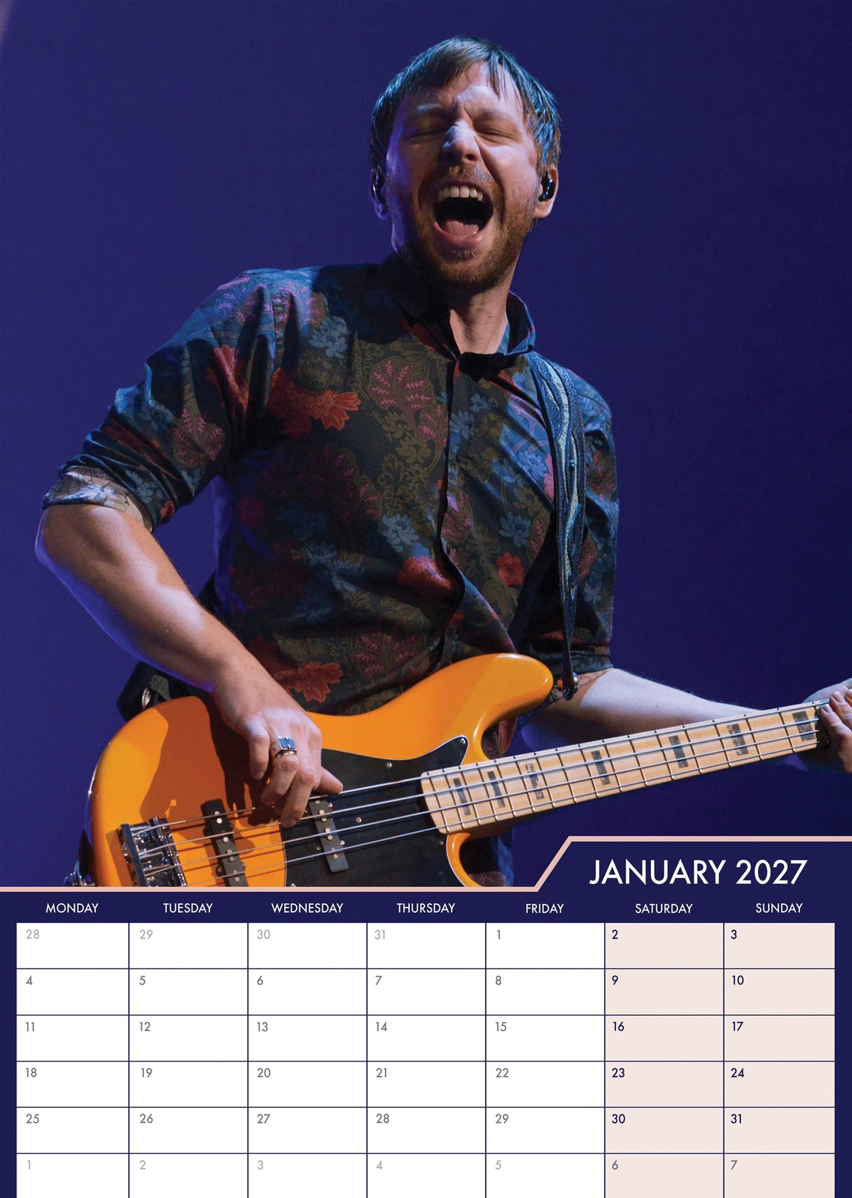 Imagine Dragons - A3 Calendar 2027