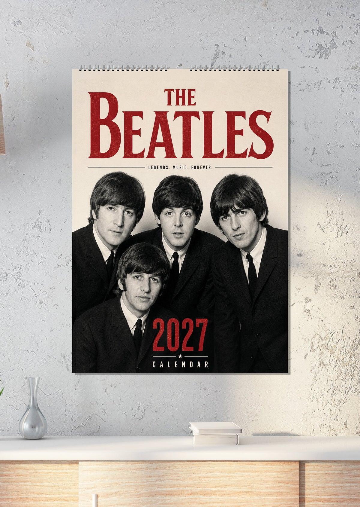 The Beatles - A3 Calendar 2027