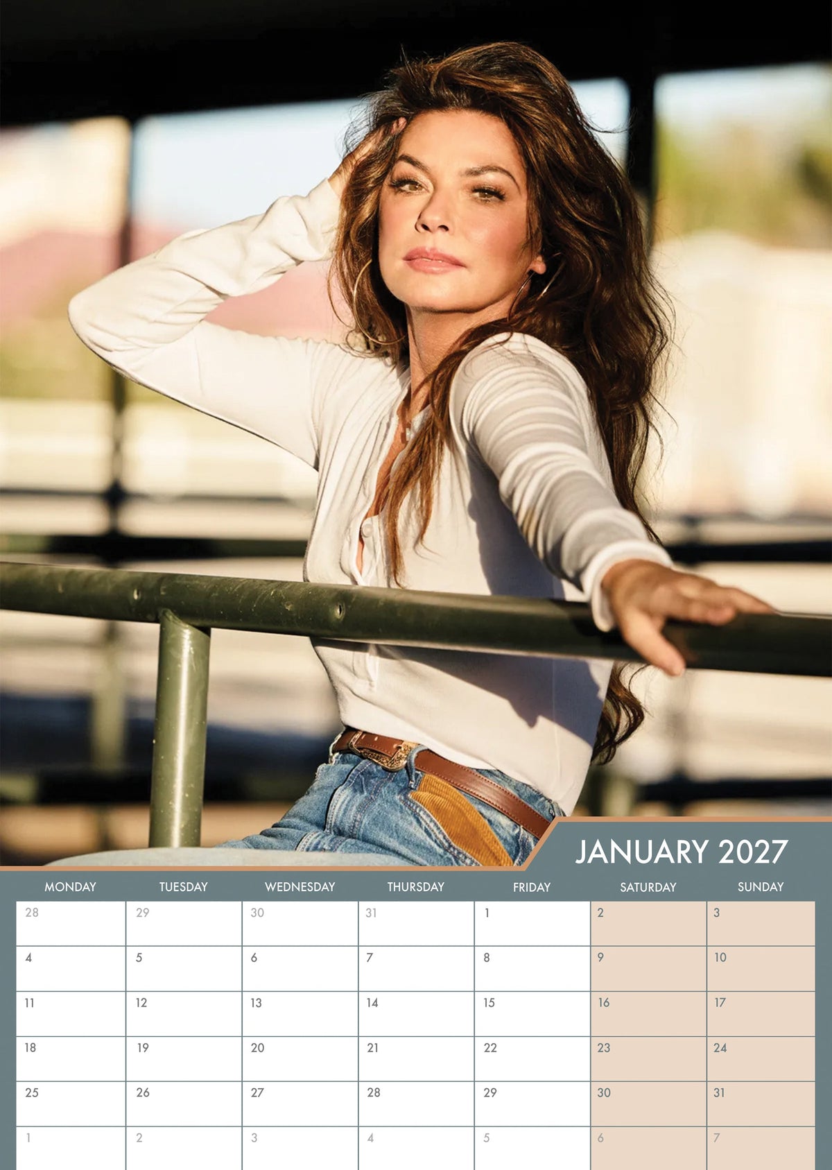 Shania Twain - A3 Calendar 2027