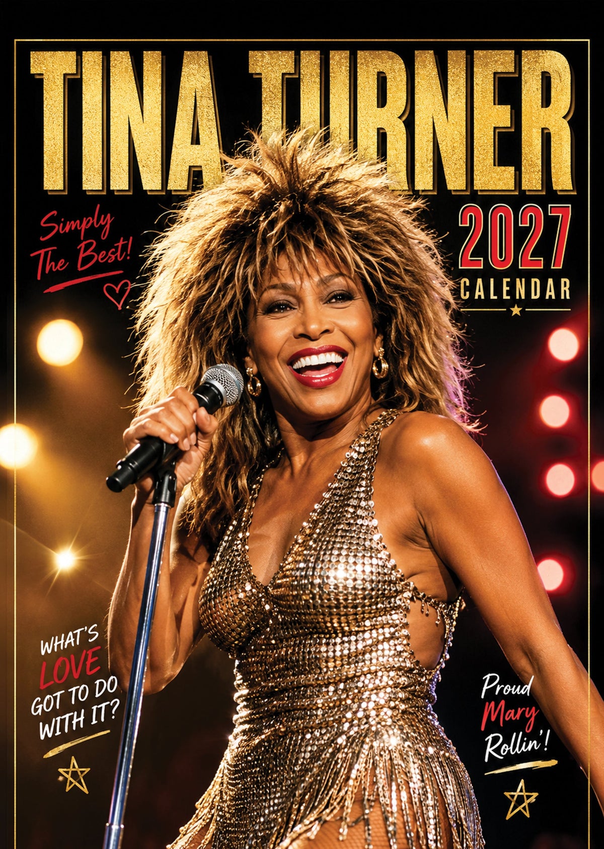 Tina Turner - A3 Calendar 2027