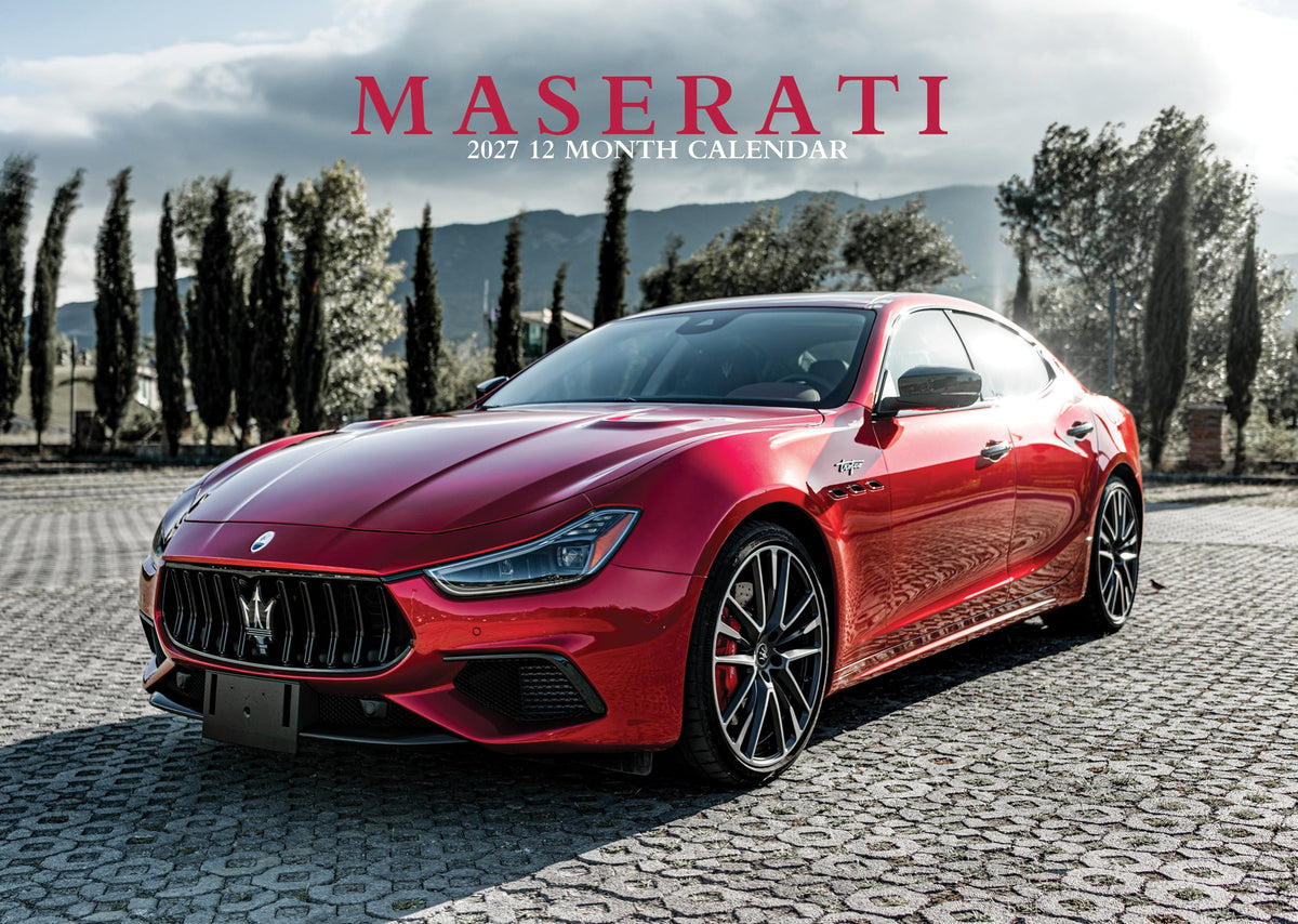Maserati - A3 Calendar 2027