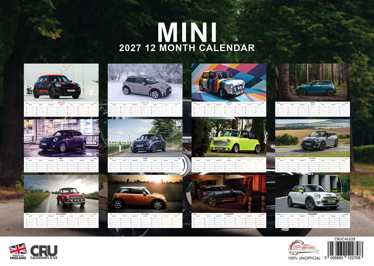 Mini - A3 Calendar 2027