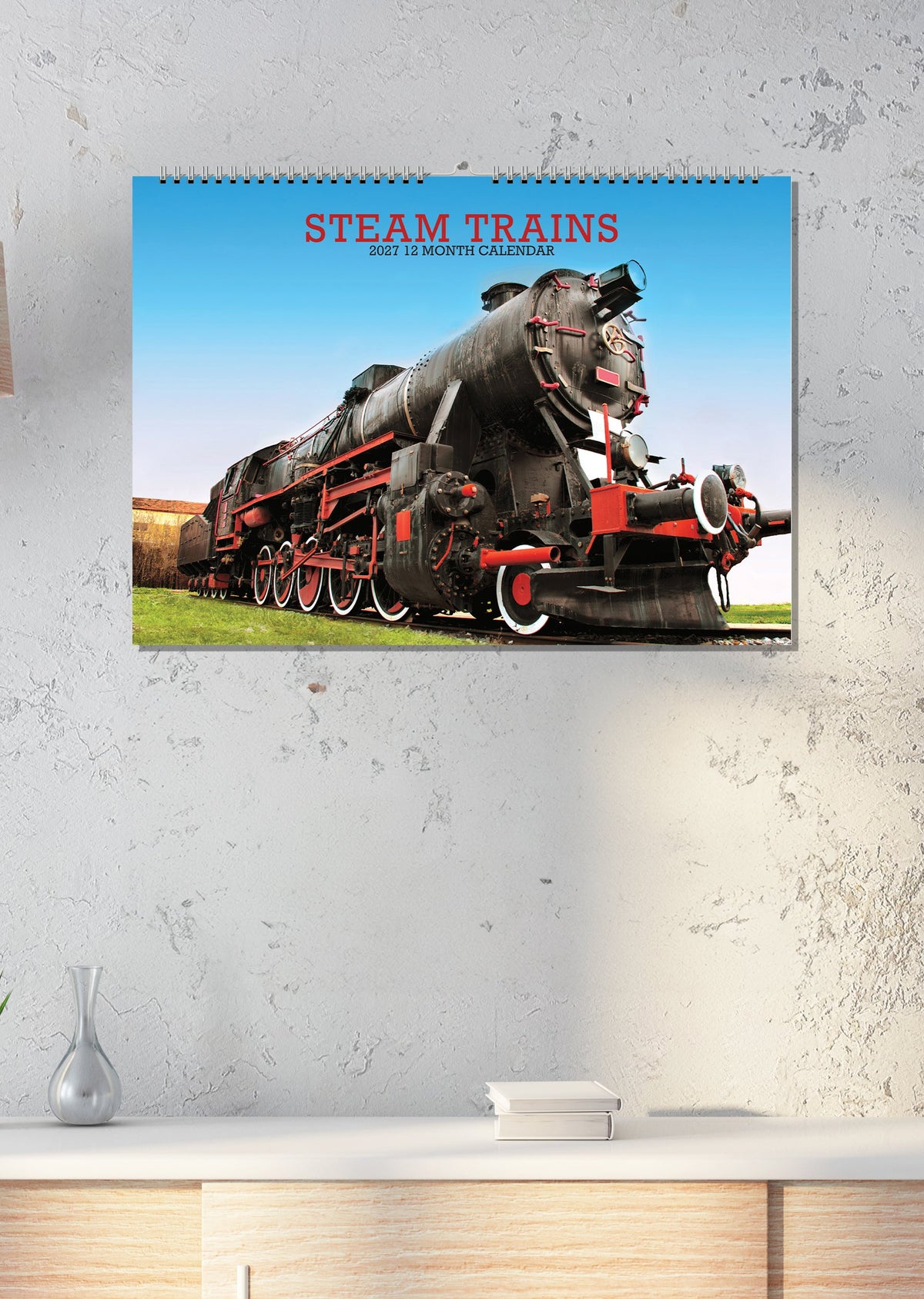 Steam Trains - A3 Calendar 2027