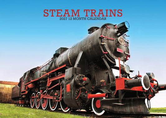 Steam Trains - A3 Calendar 2027