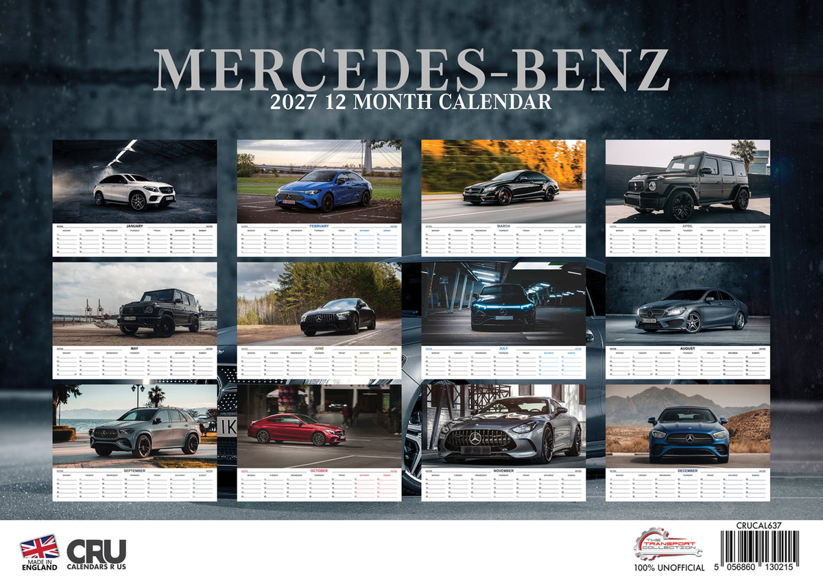Mercedes-Benz - A3 Calendar 2027