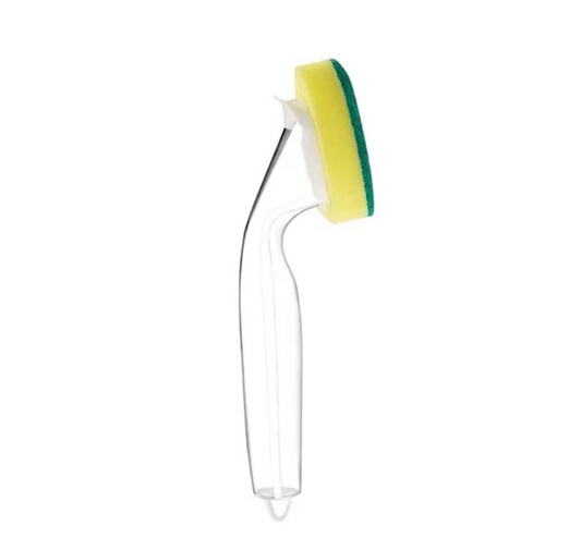 Refillable Dish Washing Up Liquid Sponge Brush 24 cm CS5