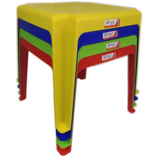Indoor Outdoor Children'S Plastic Table Assorted Colours