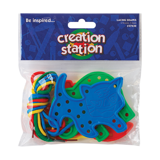 Animal Lacing Shapes Mega Value Set ( 4 Shapes + 4 Laces )
