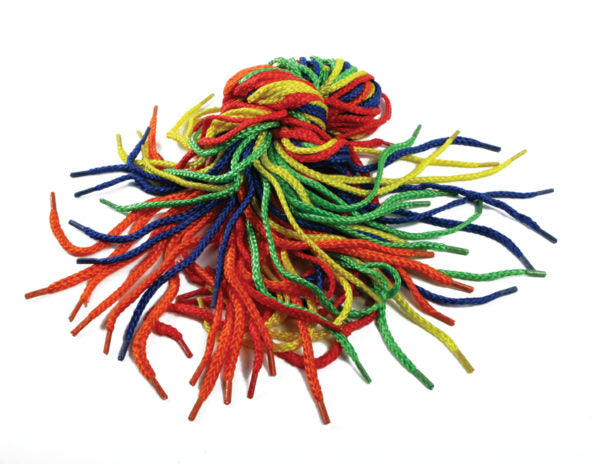 Bright Colours Jumbo Threading Laces x 40 ( Craft Clearance Special )