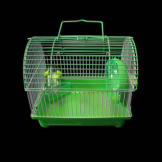 Medium Pet Hamster Mouse Rodent Cage 26 x 31 x 20 cm Assorted Colours 0082