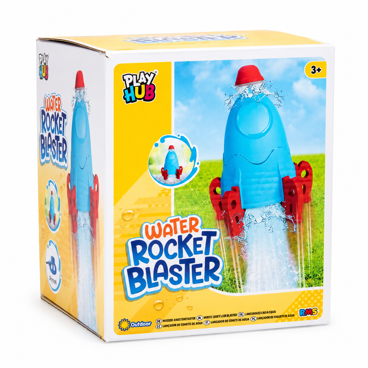 Water Rocket Blaster - Complete Splash & Launch Toy Set