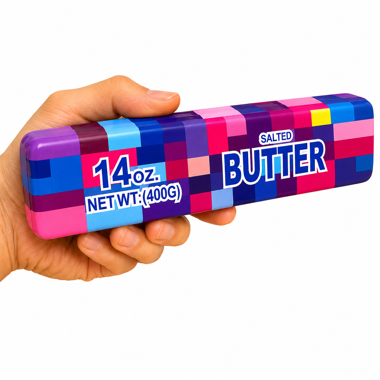 Minecraft Pixel Style Limited Edition XXL Squishy Butter 24cm - 4 Designs