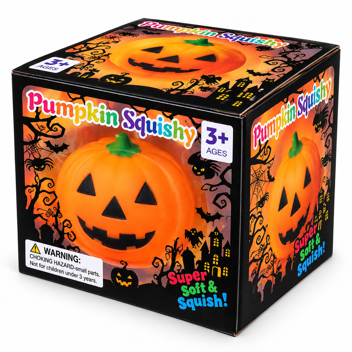 XXL Jumbo Halloween Pumpkin Squishy Fidget Squish Sensory Toy