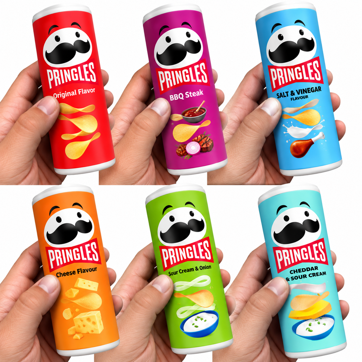 LIMITED EDITION Pringles Style Can Squishy Fidget Slow Rising Sensory Squish Toy - 6 Colours