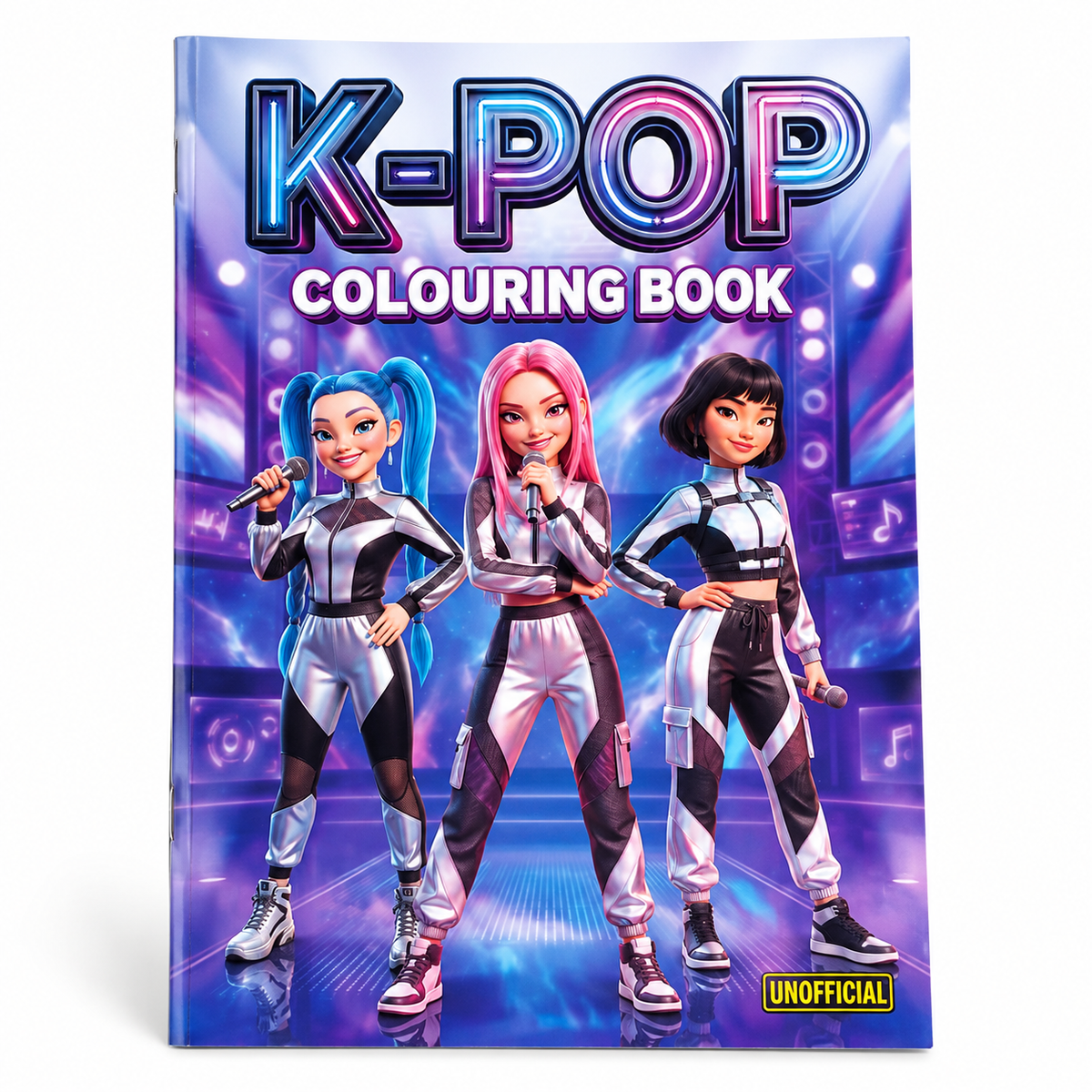 K-Pop Style Colouring Book