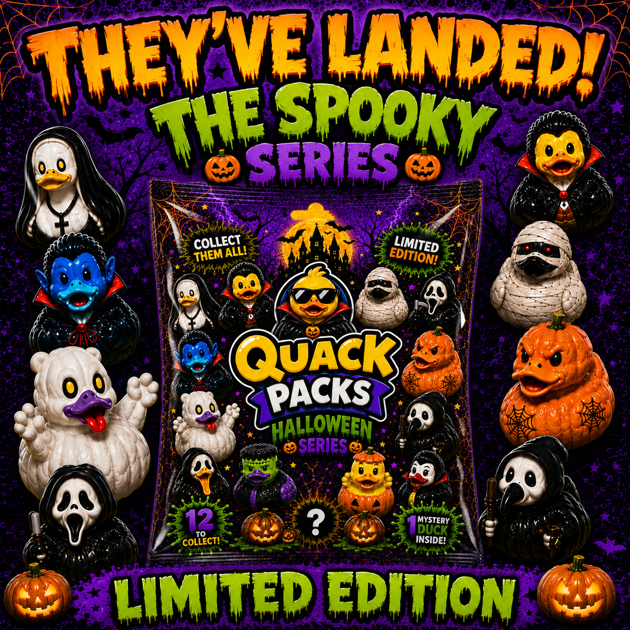 QuackPacks - Halloween Series - 1 Halloween QuackPack Duck Inside