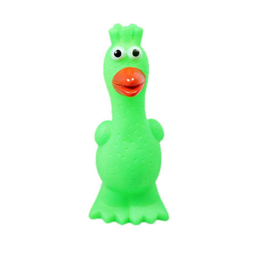 Pets Dog Toy Squeaky Chicken Assorted Colours 5037