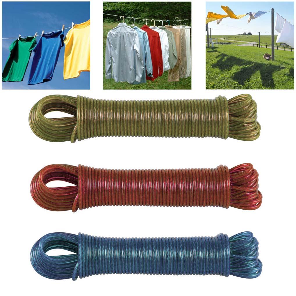 Washing Line Rope 20m Assorted Colours 3209