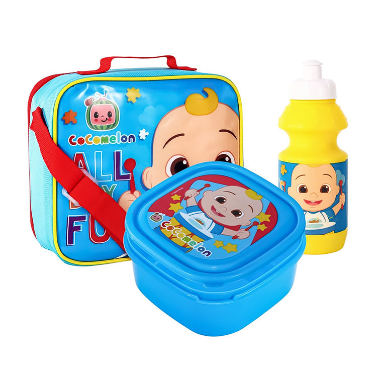 CoComelon Deluxe 3pcs Lunch Bag Set