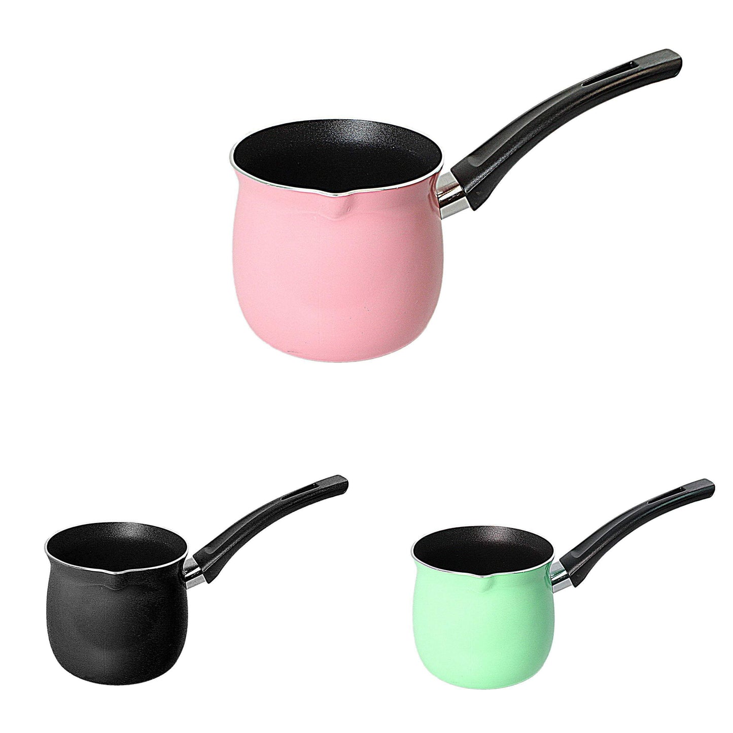 Small Tea Coffee Pot with Handle 175ml 9.4 x 7.3 cm Assorted Colours 4006