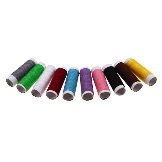 Sewing Cotton Reel Needle Thread Pack Of 10 Assorted Colours