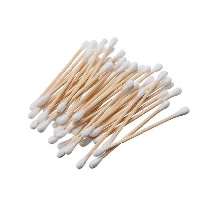Wooden Ear Cotton Swabs Bo x Of 100