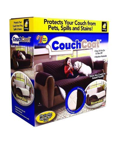 Pet Couch Sofa Slip Cover Brown 5307