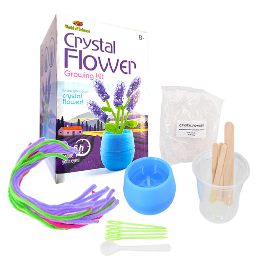 Fabulous Crystal Flower Growing Kit Purple