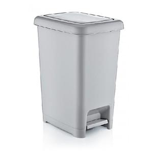 Plastic Kitchen Bathroom Slim Pedal Bin 15 Litre