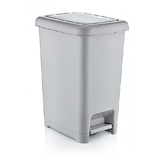 Kitchen Bathroom Slim Pedal Dustbin Foot Pedal Home Rubbish Bin 10 Litre D01041 PB10 A
